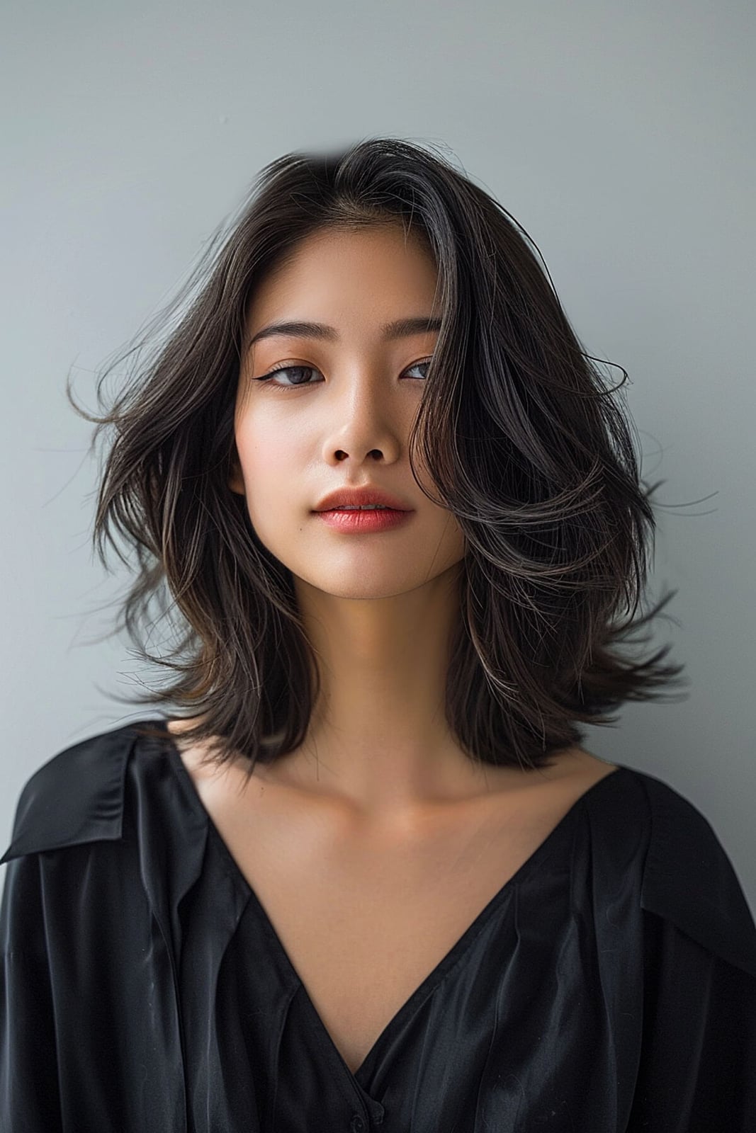 Layered Shoulder Length Lob Layered Shoulder Length Lob — Trendy Fine Hair