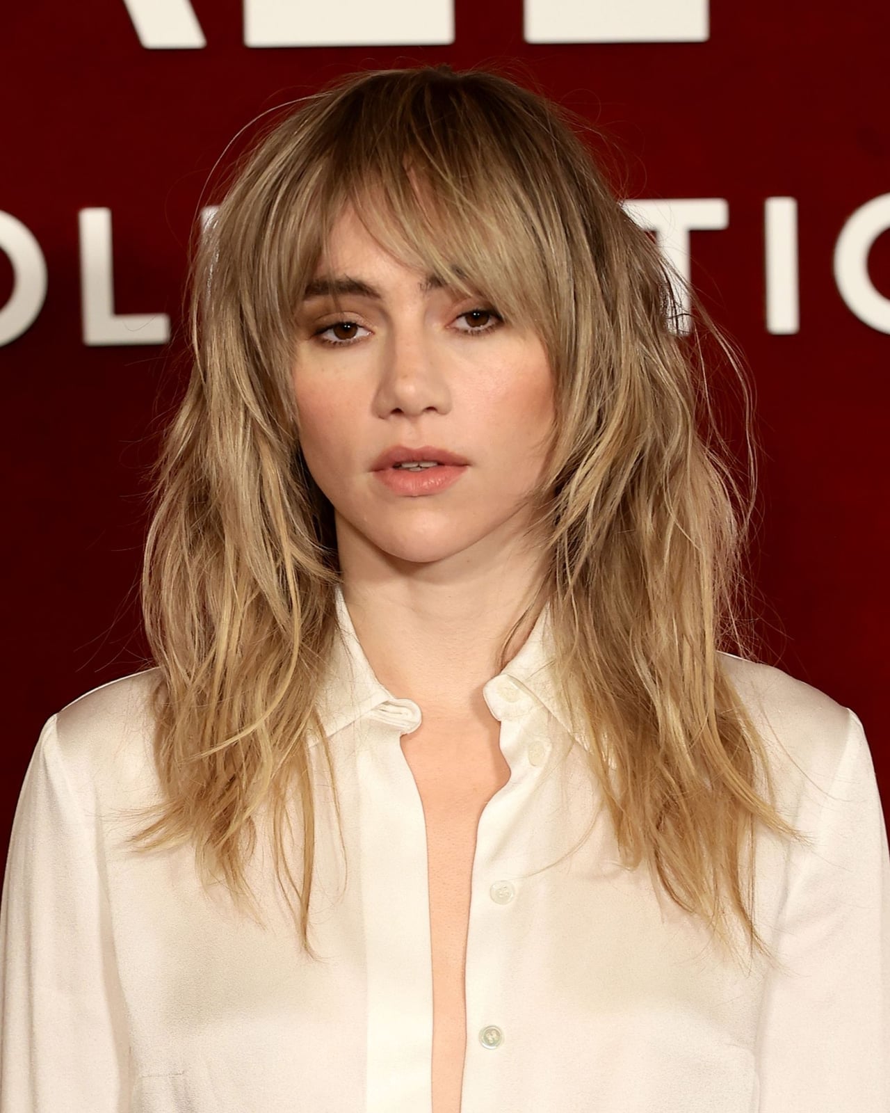 Ash Blonde Shag With Choppy Layers Ash Blonde Shag With Choppy Layers — Trendy Fine Hair