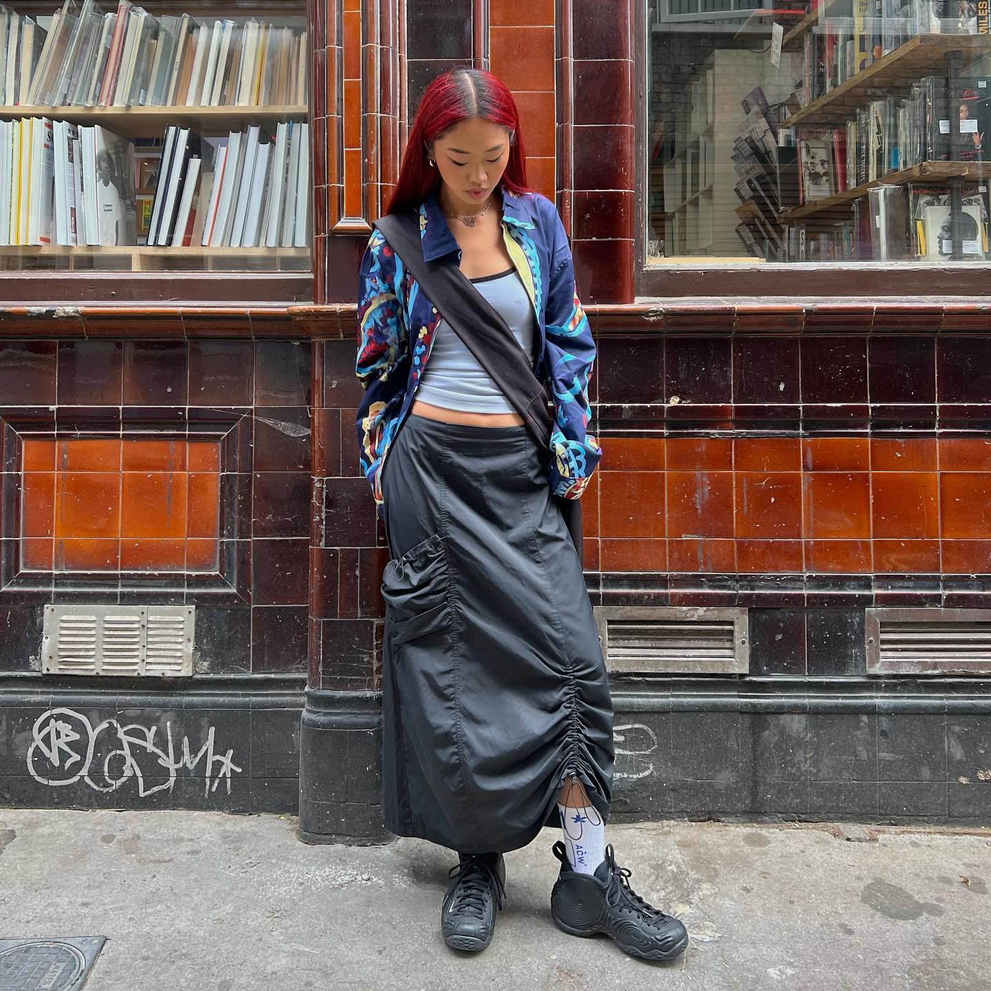 Black Puffer Jacket with Black Trousers Black Puffer Jacket with Black Trousers — Trendy Gorpcore Outfits
