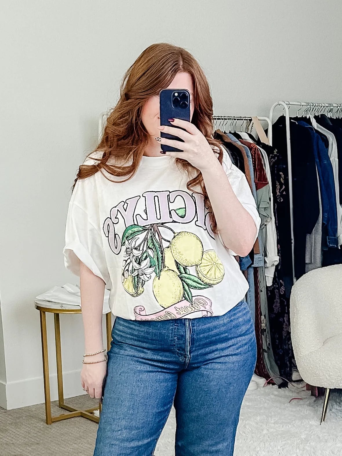 Oversized Graphic Tee With Lemon Print and Embodying Casual — Trendy Graphic Tee Outfits
