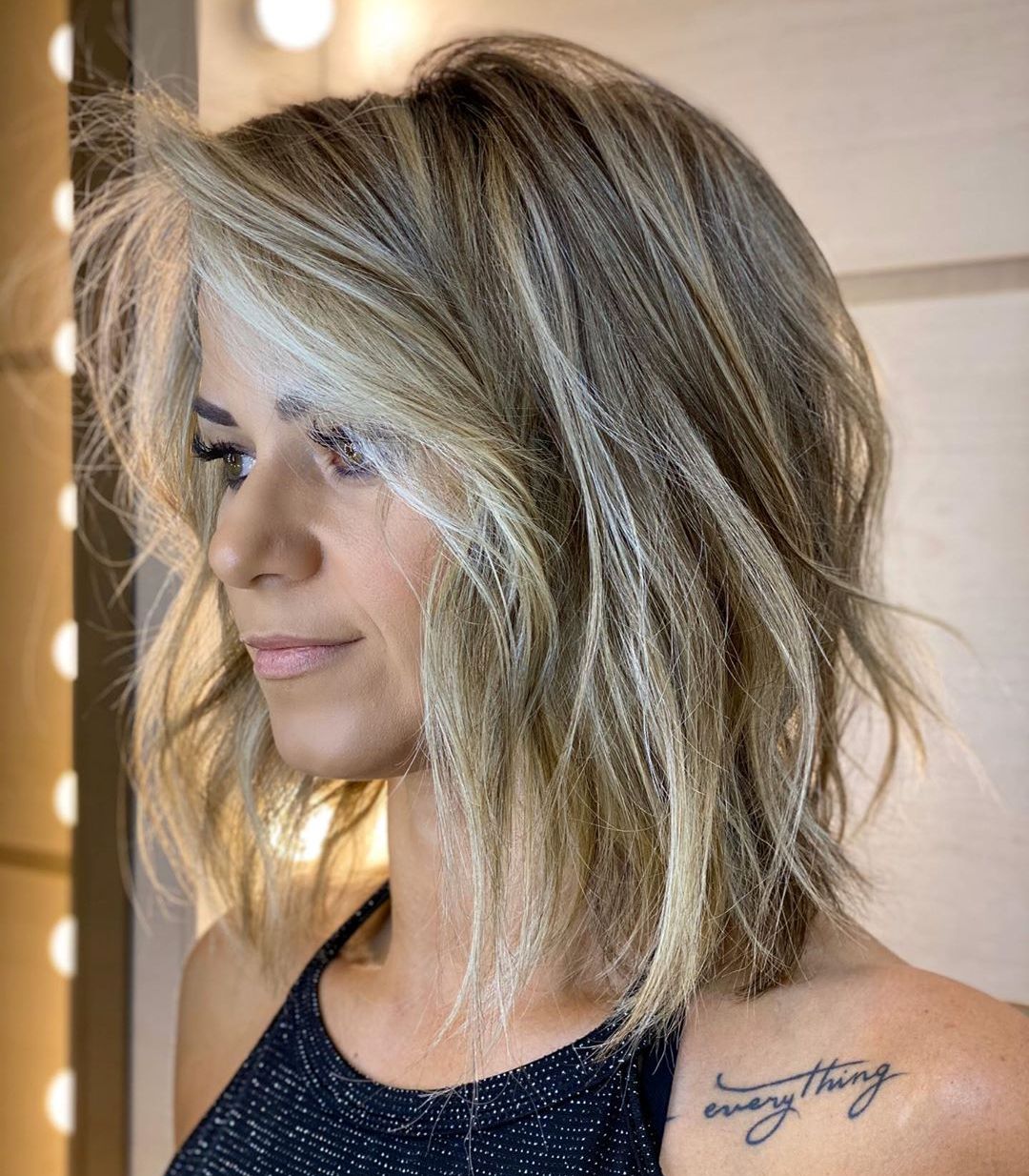 Textured Shag With Blonde Balayage — Trendy Hair Care Routine
