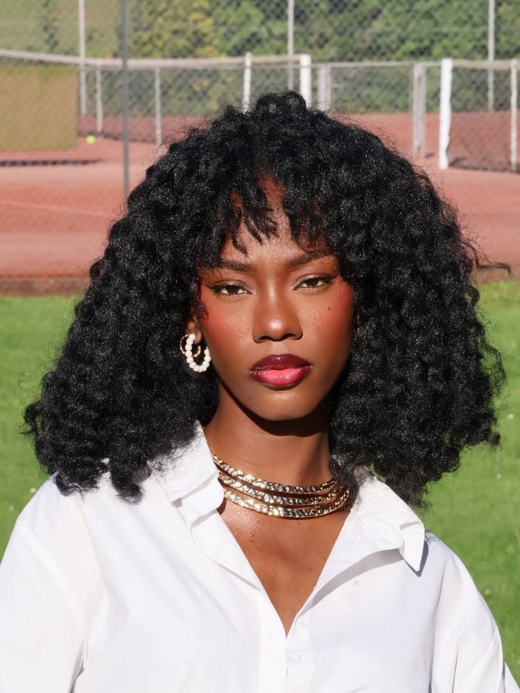 Shoulder Length Shag With Defined Curls Shoulder Length Shag With Defined Curls — Trendy Hair Pictures
