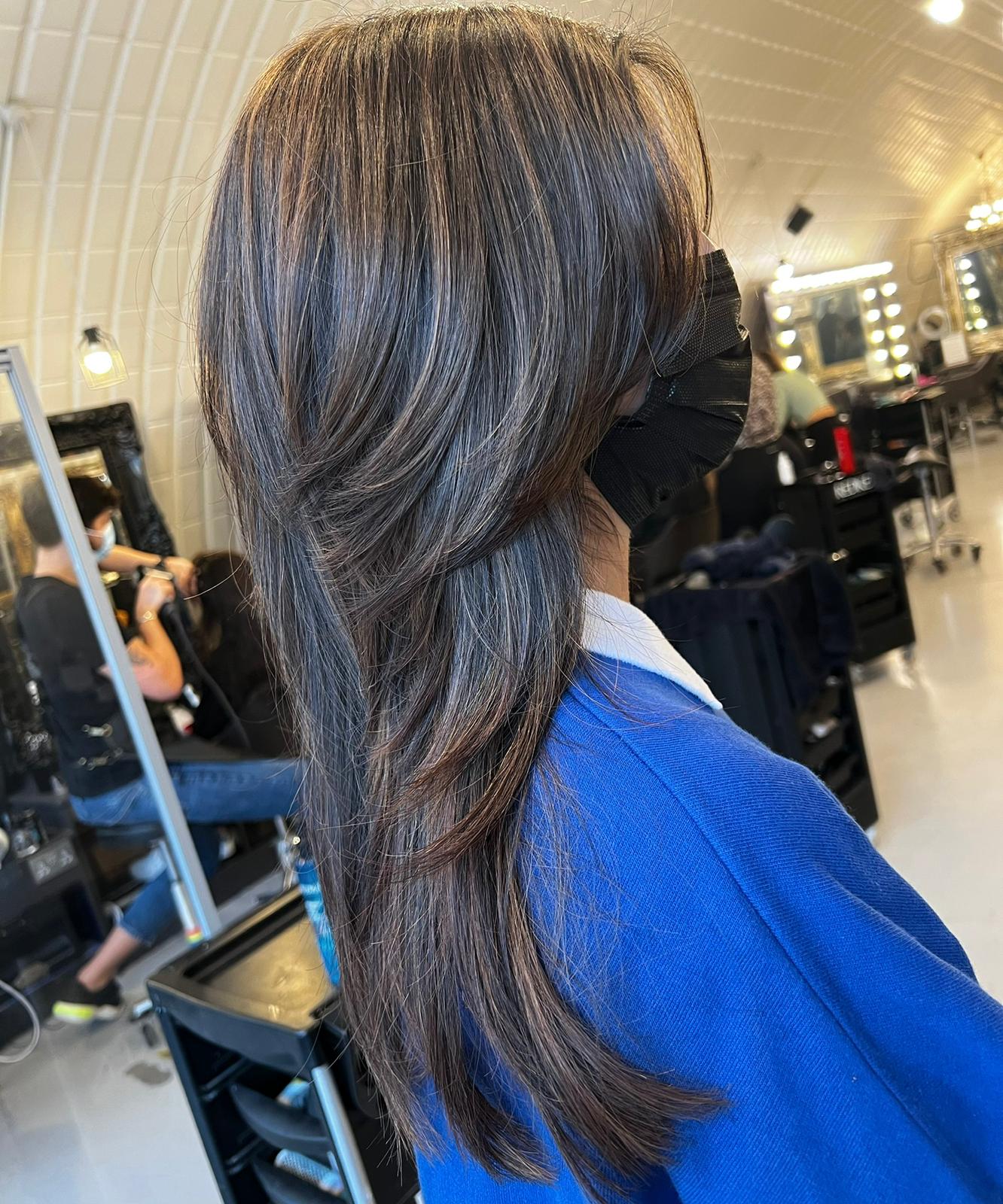 Mid-Back Straight Hair With Long Layers Mid-Back Straight Hair With Long Layers — Trendy Hair Pictures
