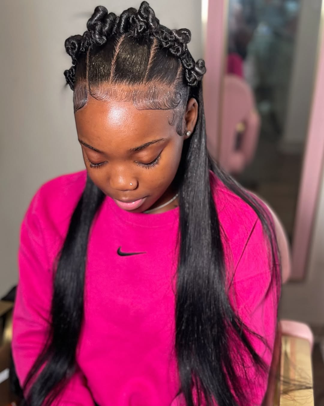 Chin Length Black Bob With Blunt Bangs — Trendy Hairstyles for Teens