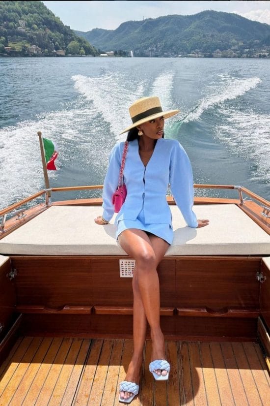 Light Blue Structured Jacket And Mini Skirt Set Light Blue Structured Jacket And Mini Skirt Set — Trendy Italian Outfits