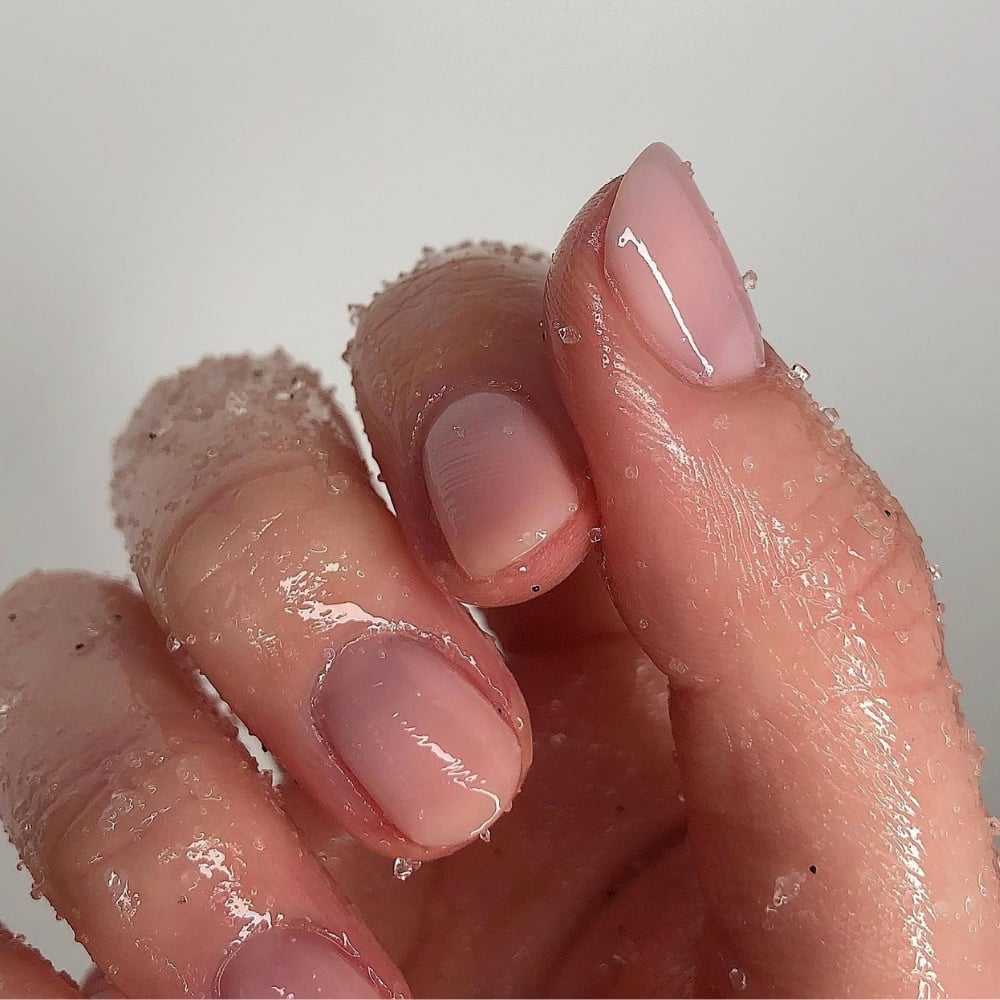 Short Almond Sheer Pink Jelly Short Almond Sheer Pink Jelly — Trendy Jelly Nails