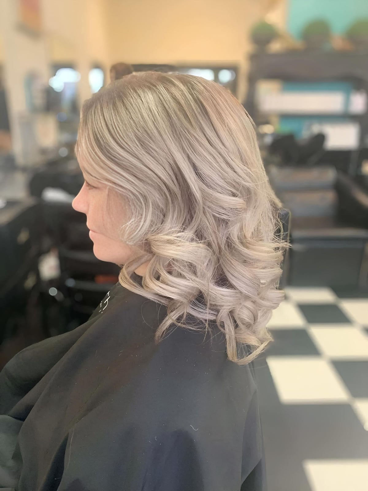 Chin Length Neutral Blonde Bob — Trendy Light Hair Color