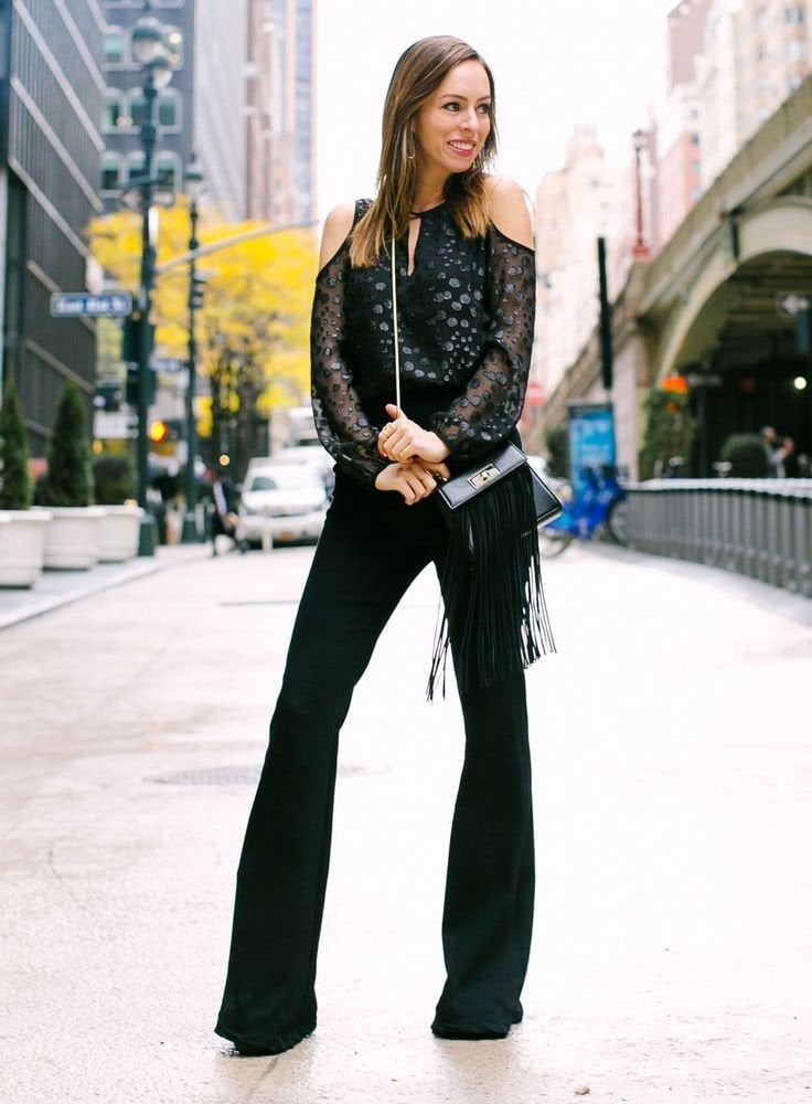 Burgundy Coat Over White Top And Wide Leg Jeans Burgundy Coat Over White Top And Wide Leg Jeans — Trendy Los Angeles Outfits