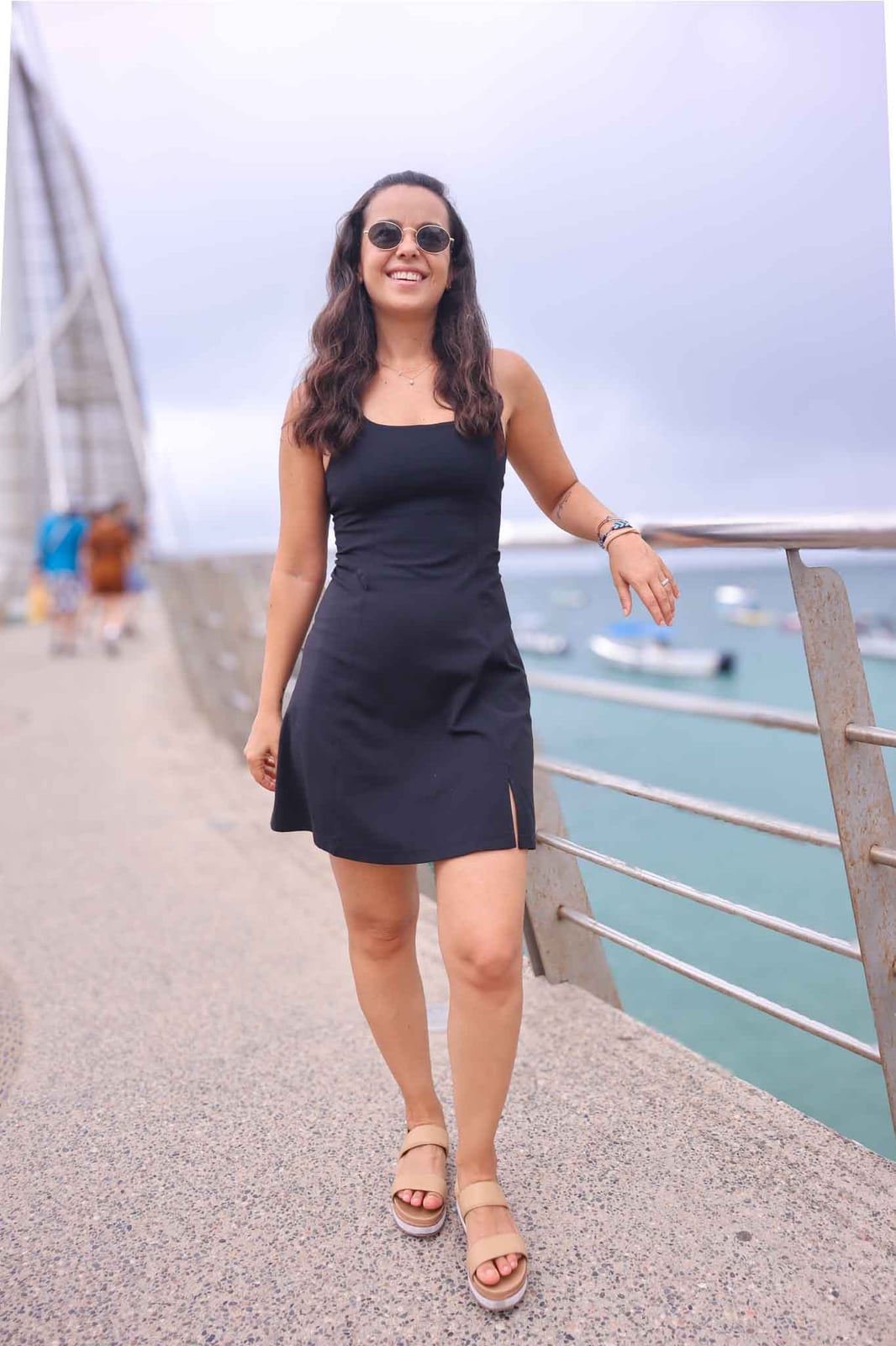 Black Fitted Mini Dress with Side Slit Black Fitted Mini Dress with Side Slit — Trendy Mexico Outfits