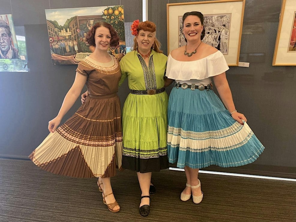 Tiered Skirt With Off-the-Shoulder Top Tiered Skirt With Off-the-Shoulder Top — Trendy Museum Outfits