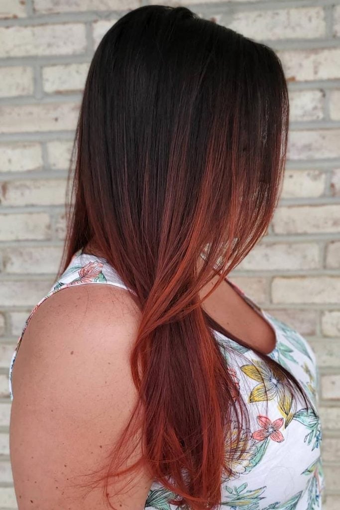 Dark Brown Base With Face-Framing Blonde Ombre Dark Brown Base With Face-Framing Blonde Ombre — Trendy Ombre Hair Color