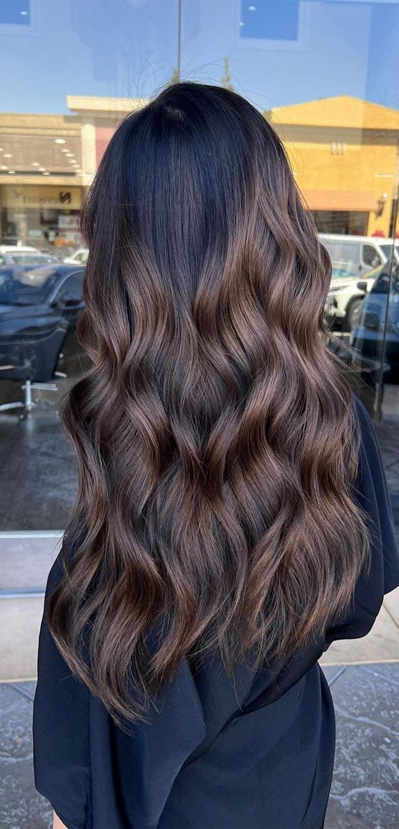 Seamless Dark Brown To Medium Brown Ombre Seamless Dark Brown To Medium Brown Ombre — Trendy Ombre Hair Color