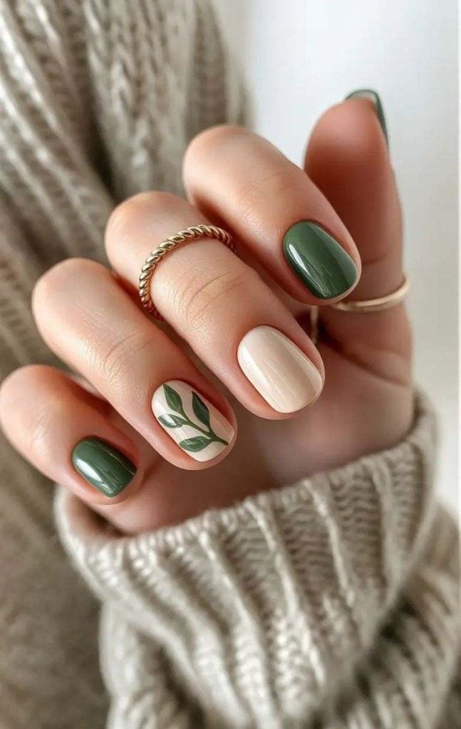 Short Square Beige Caramel Dot Nails Short Square Beige Caramel Dot Nails — Trendy Short Acrylic Nails