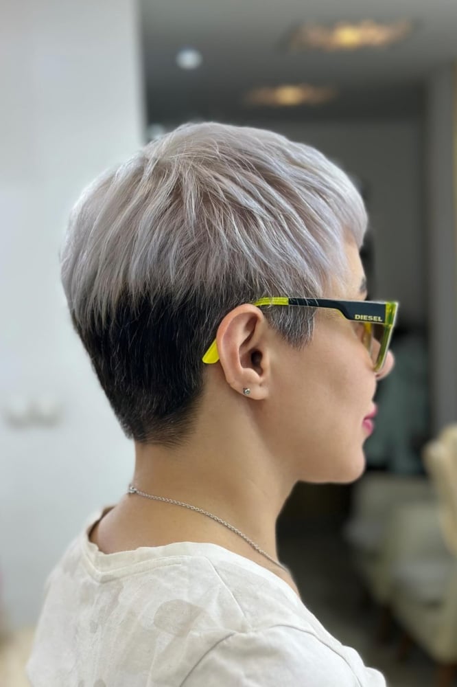 Black Curly Pixie With Tapered Neckline Black Curly Pixie With Tapered Neckline — Trendy Short Natural Hairstyles