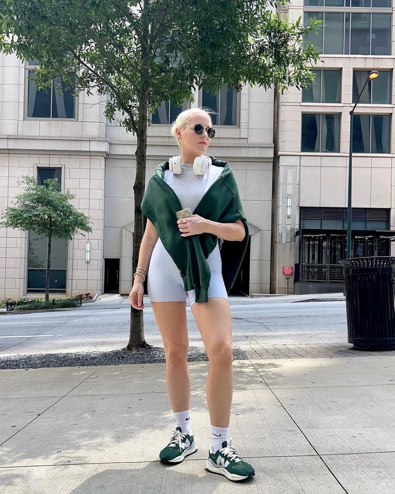 Ribbed Dress With Knit Cardigan — Trendy Sporty Outfits
