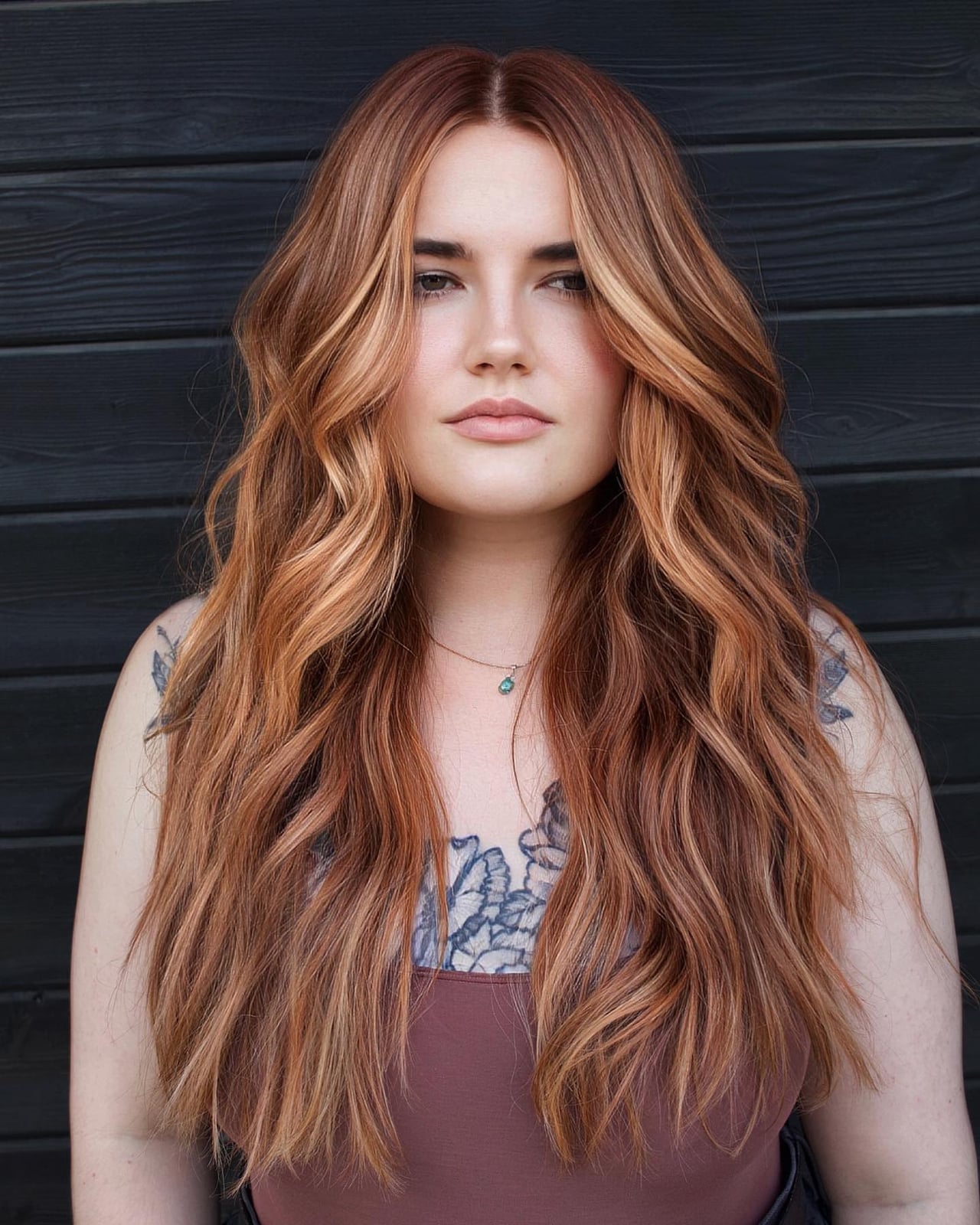 Natural Strawberry Blonde Mid-Back Layers — Trendy Strawberry Blonde Hair
