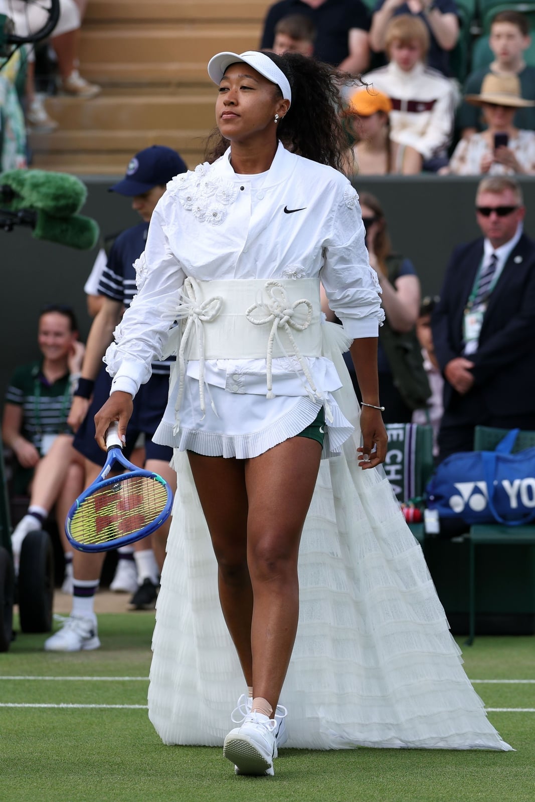 Dramatic Ruffled Skirt and Oversized Jacket Dramatic Ruffled Skirt and Oversized Jacket — Trendy Tennis Skirt Outfits