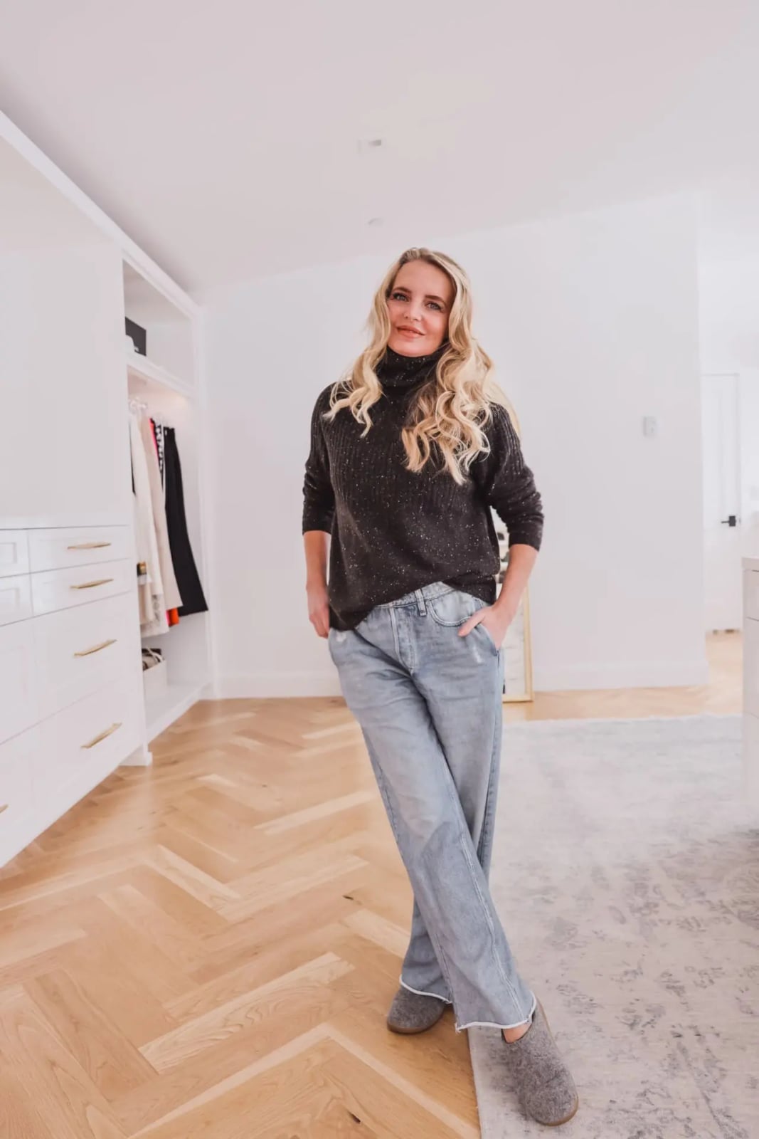 Ribbed Tank Top with Striped Wide-Leg Pants Ribbed Tank Top with Striped Wide-Leg Pants — Trendy Work From Home Outfits