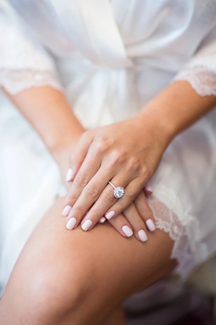 Matte Pale Pink Short Square Nails — Unique Engagement Nails